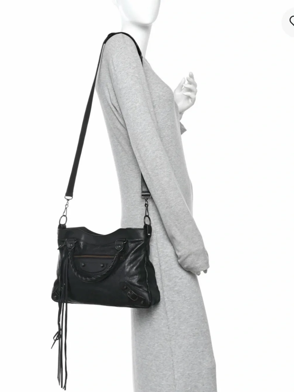 Balenciaga Agneau Classic Hardware Town Bag Black 2012